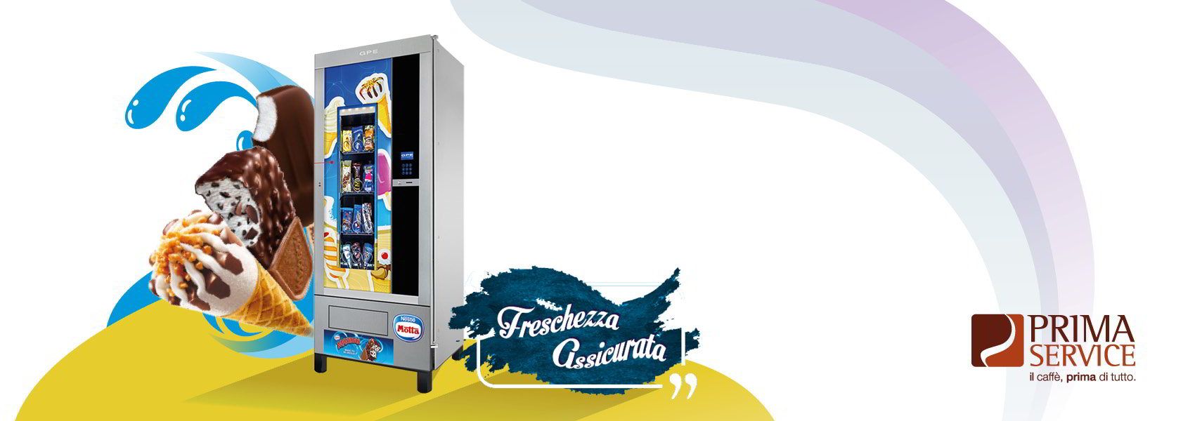 Distributori automatici di gelati algida e motta